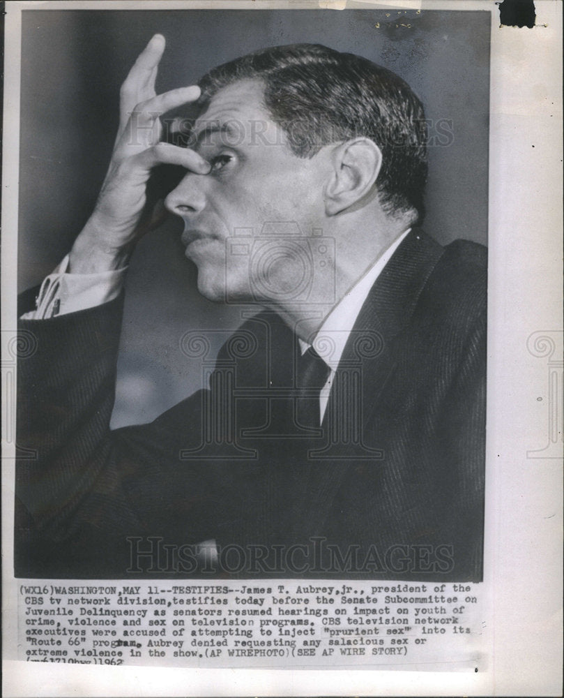1962 James Aubrey hearing accused route 66-Historic Images