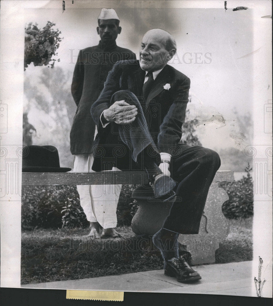 1953 Clement Attlee Ghandi-Historic Images