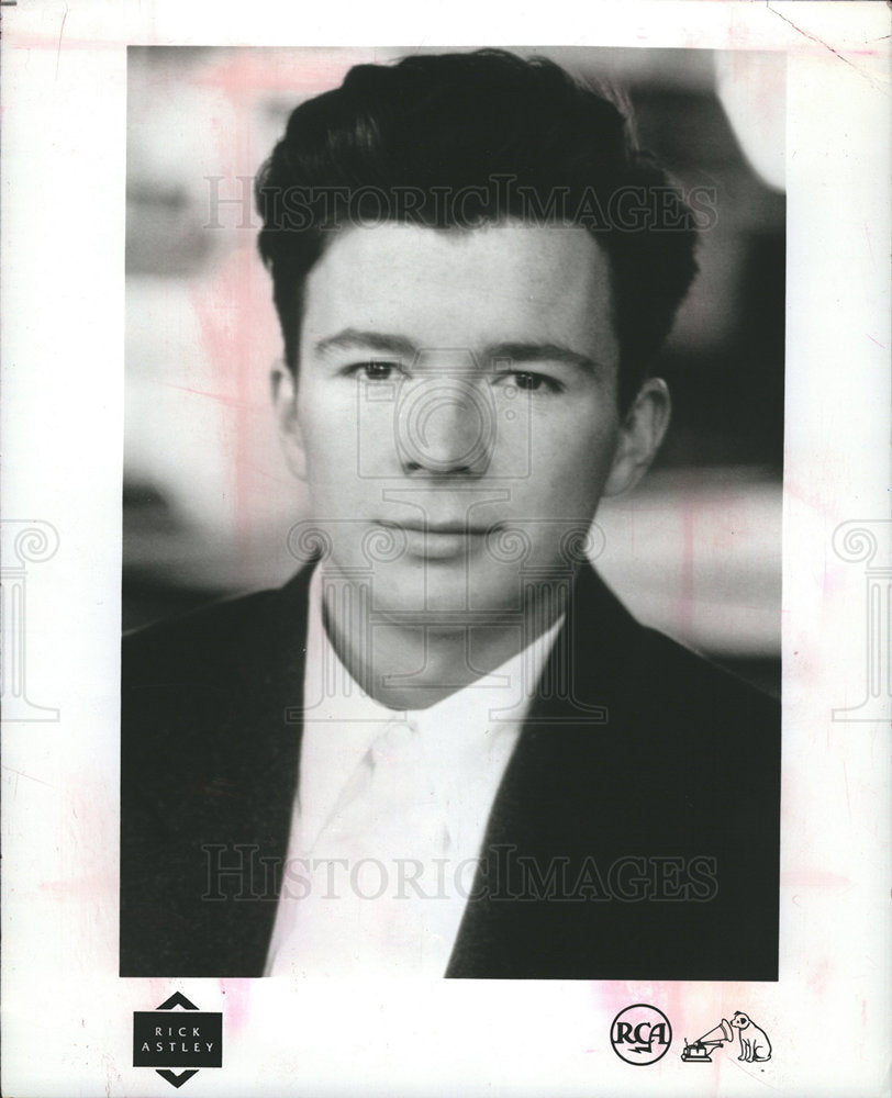 1989 Rick Astley British singer songwriter-Historic Images