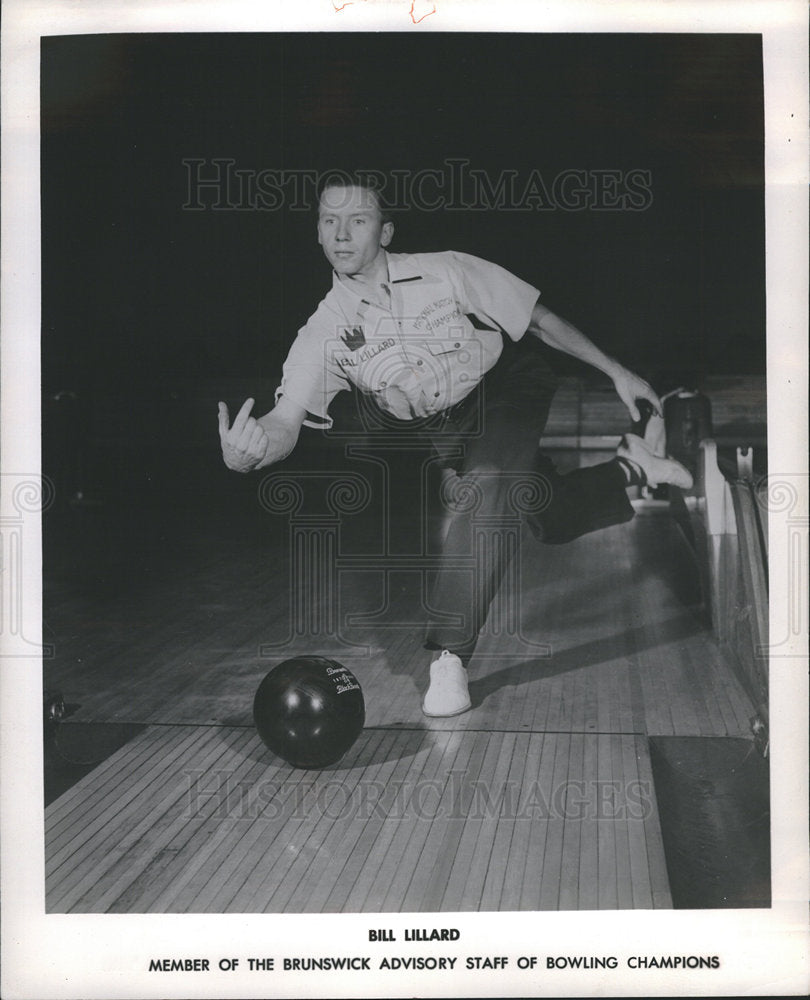 1985 BILL LILLARD Brunswick Bowling-Historic Images