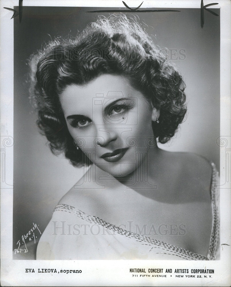 1952 Eva Likova operatic soprano American-Historic Images