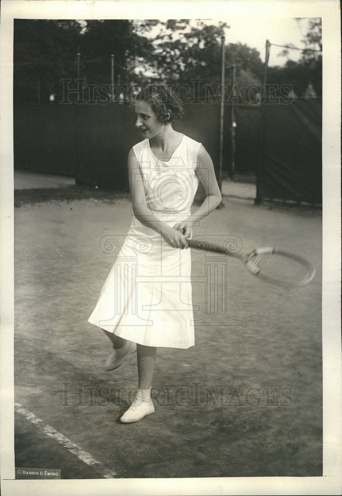 1930 MISS LERANDA PROCHNIK TENNIS-Historic Images