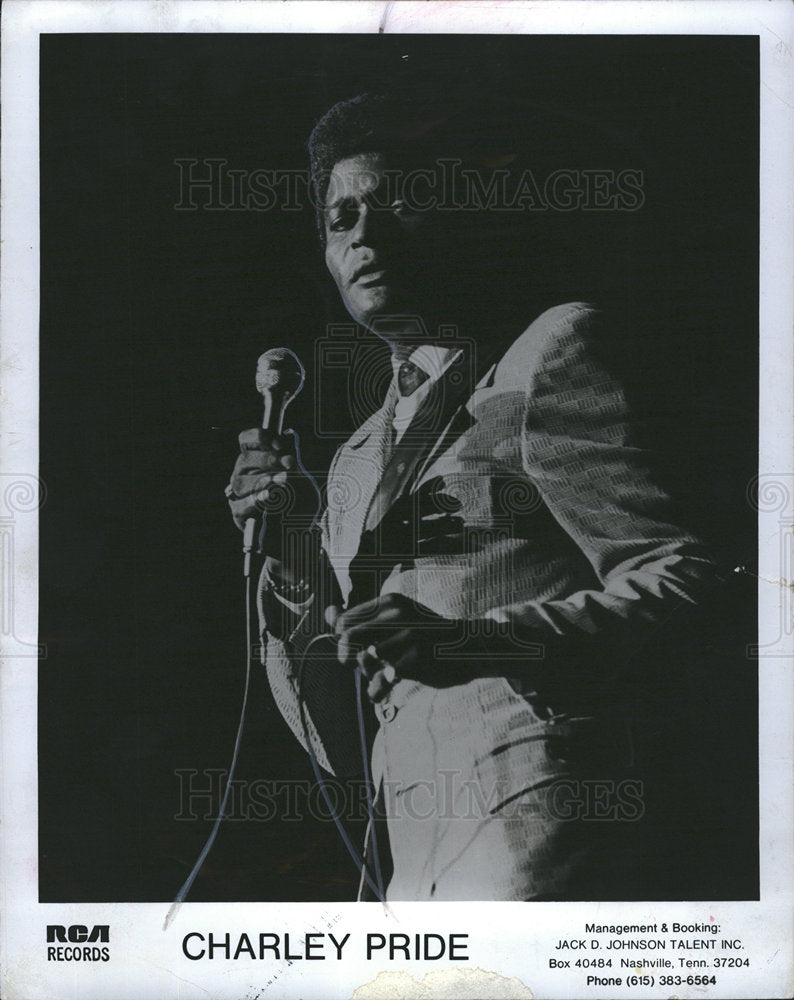 1973 Charley Pride Country Music Singer-Historic Images