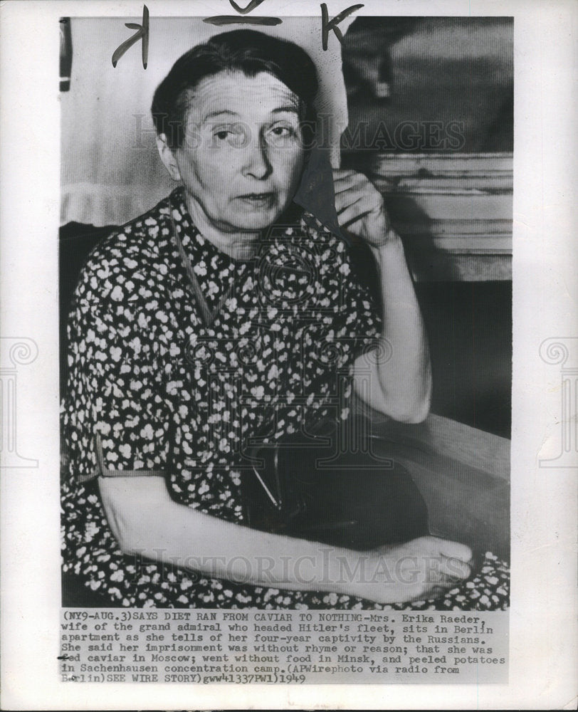 1949 Mrs. Erika Raeder-Historic Images