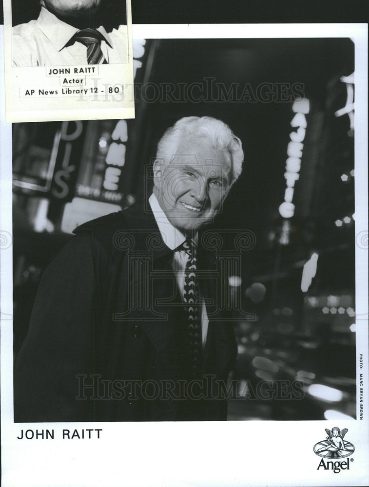 1995 John Emmett Raitt  American actor-Historic Images