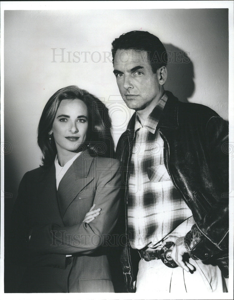 1992 Marlee Matlin Mark Harmon NBC TV-Historic Images