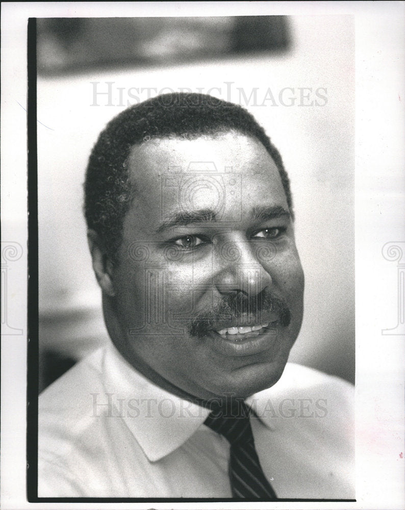 1989 JOHN MATLOCK minority affairs director-Historic Images