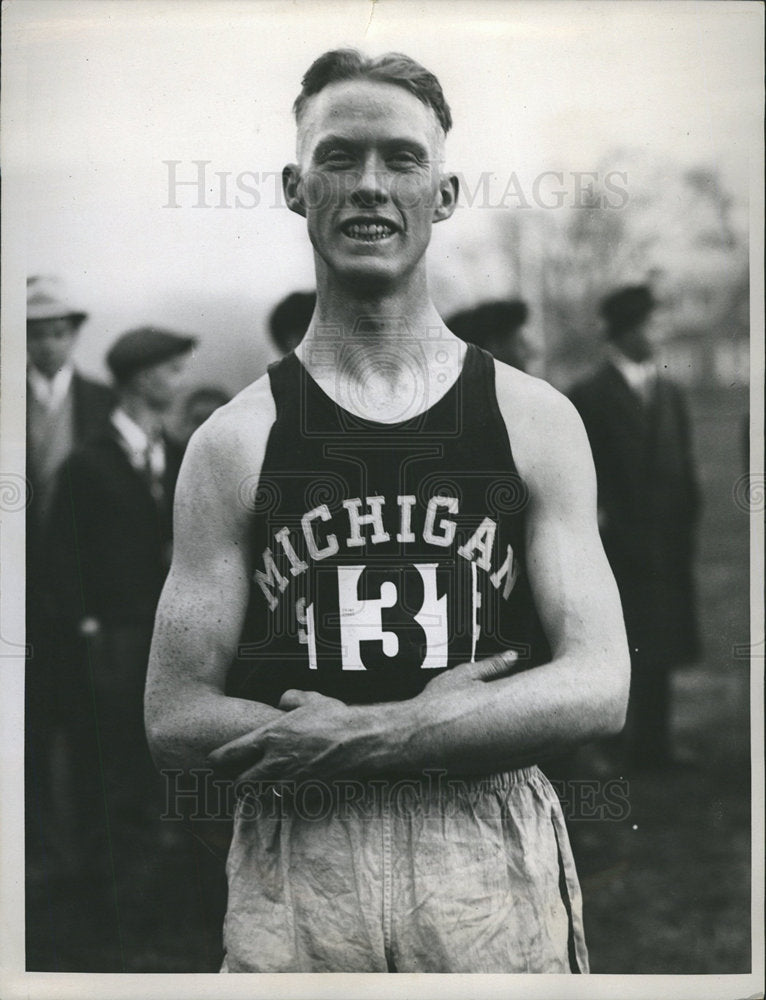 1934 Thomas C. Ottey Runner Michigan State-Historic Images