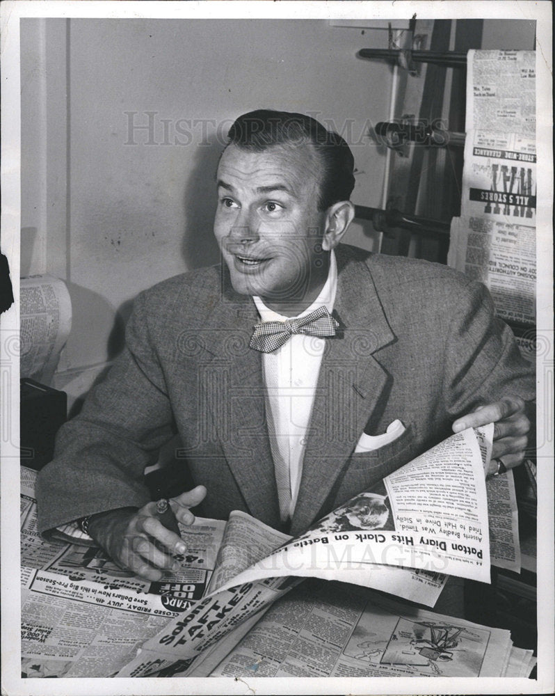 1952 Jack Paar NBC TV Up To Paar Show-Historic Images