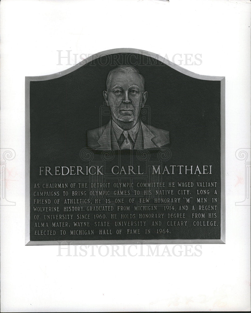 1966 Frederuck Matthaei-Historic Images