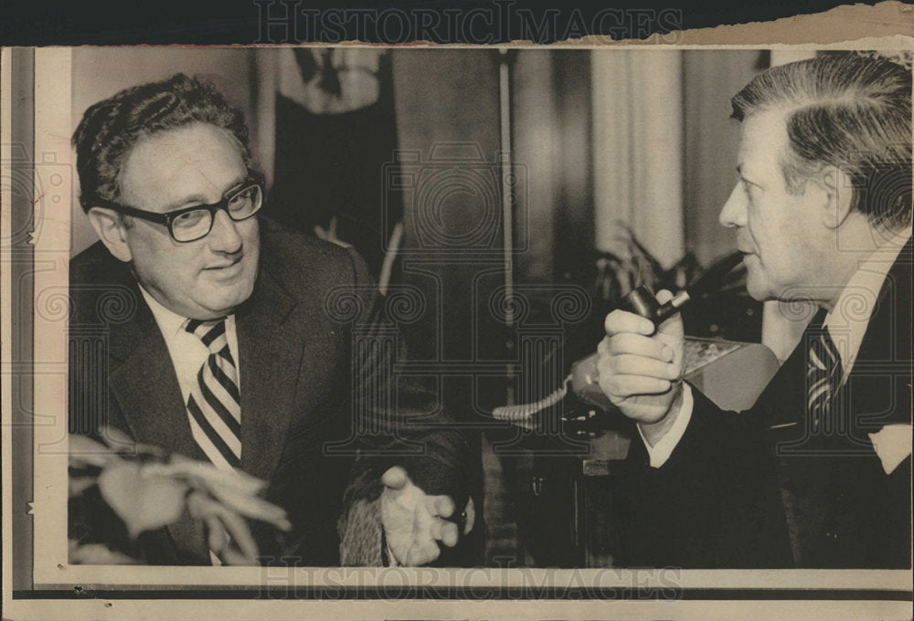 1974 Henry Kissinger Oil 13 Nations-Historic Images