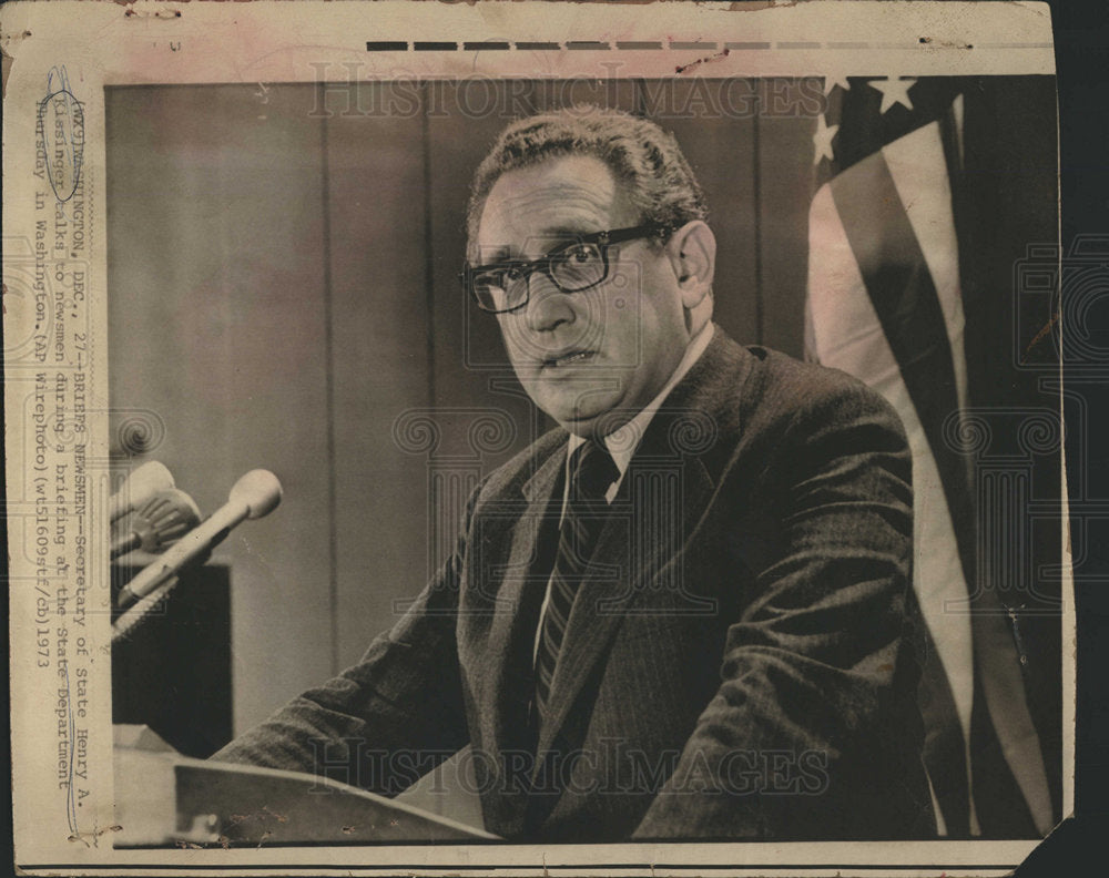 1973 Henry Kissinger Washington-Historic Images