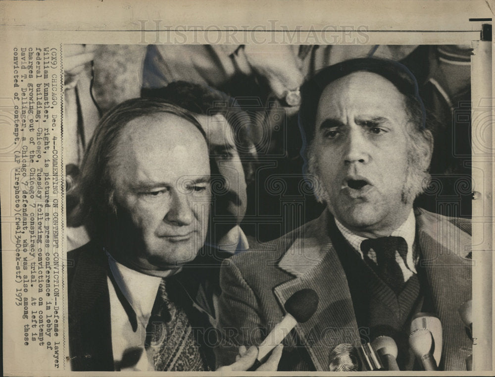 1973 Commenting on contempt conviction-Historic Images