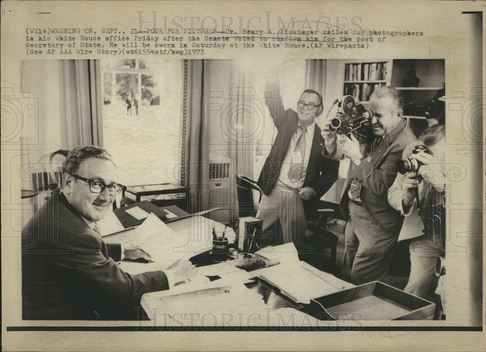 1973 Dr. Henry Kissinger Secretary of State-Historic Images