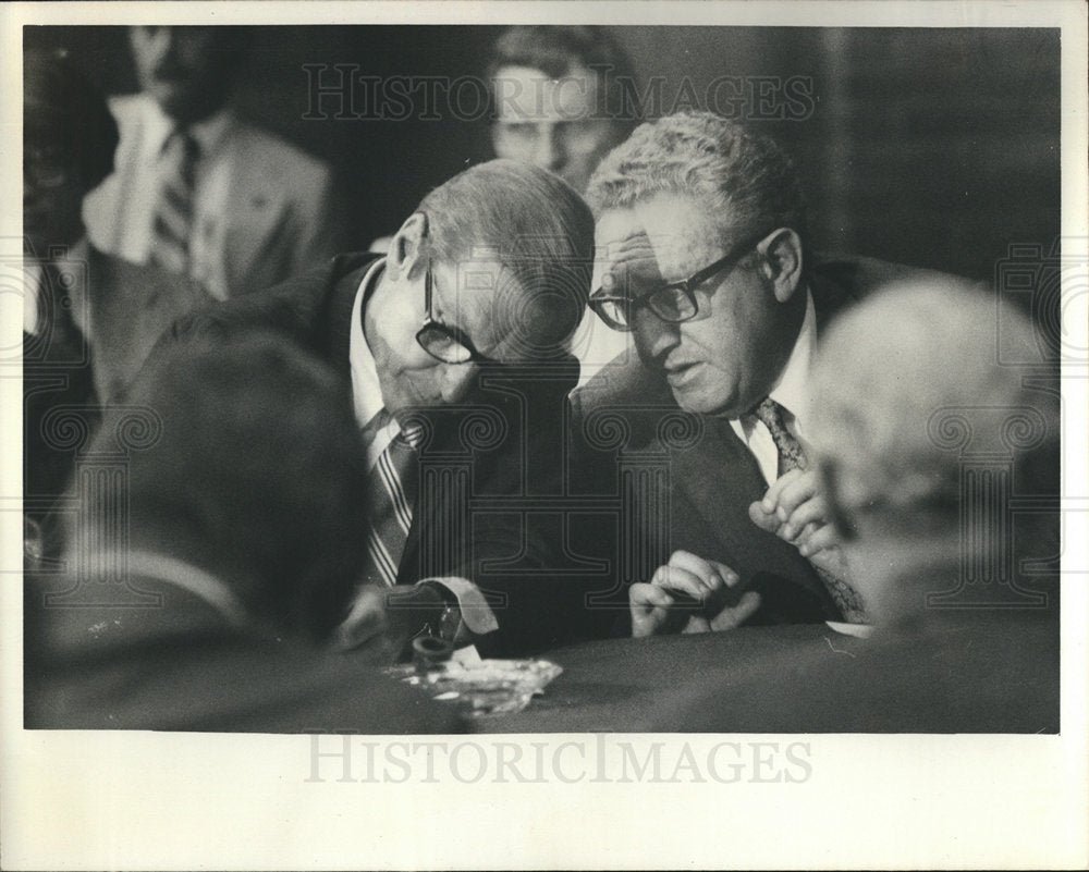 1981 Henry Kissinger William E. Simon-Historic Images