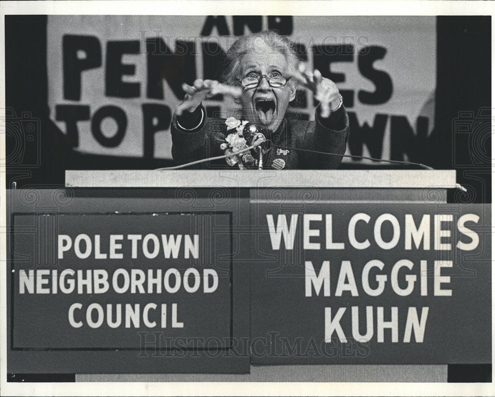 1981 Maggie Kuhn Founder-Historic Images