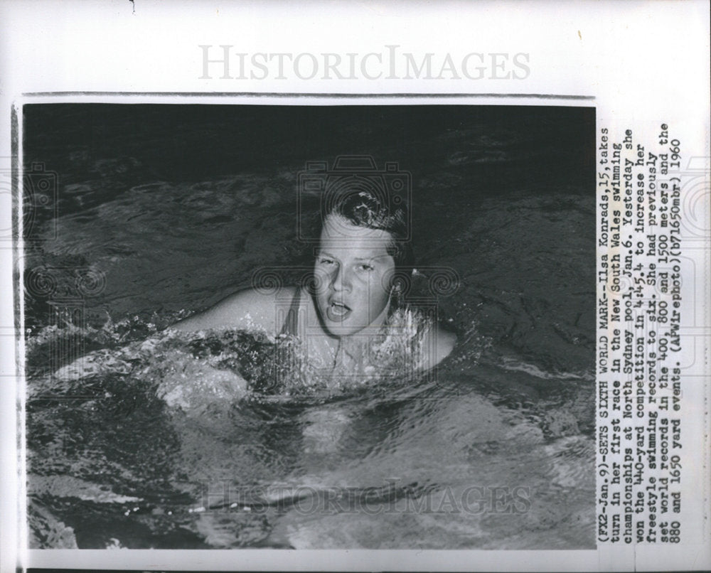 1950 Ilsa Konrads New South Wales swimming-Historic Images