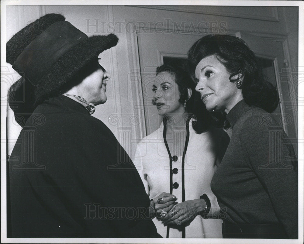 1969 MRS. J.M. BARNES MRS. MAX FISHER-Historic Images