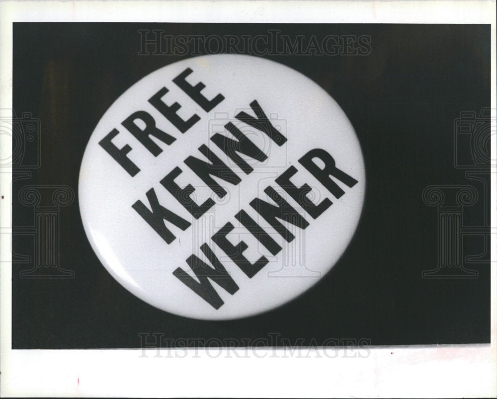 1990 Free Kenny Weiner Police Corruption-Historic Images