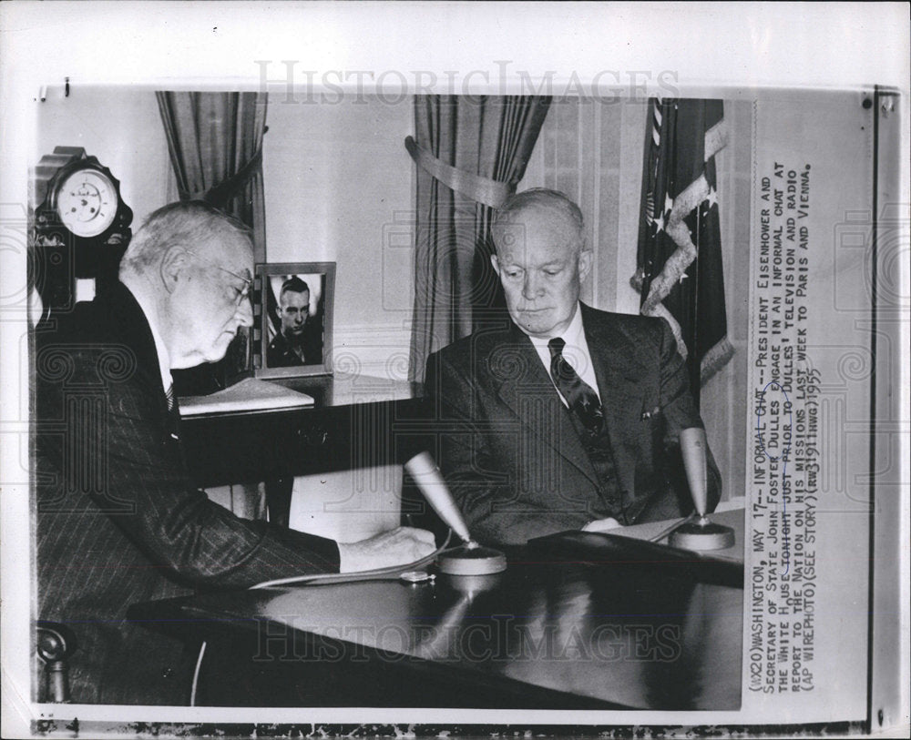 1955 john dulles  secretary u.s.a-Historic Images