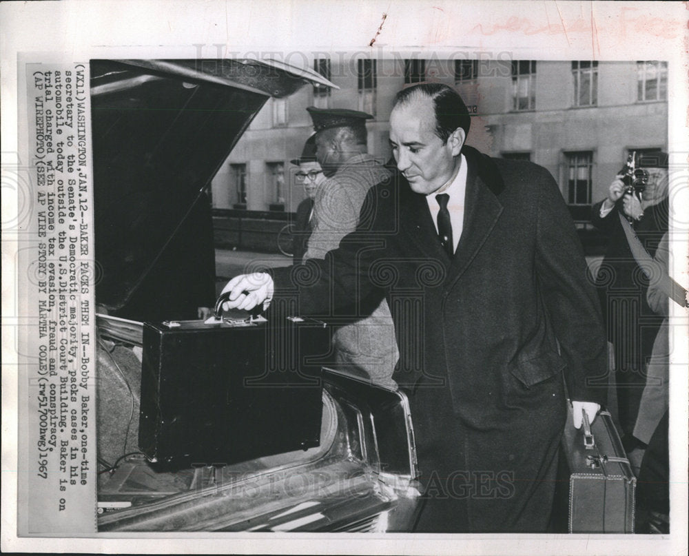1967 secretary Bobby Baker trial tax fraud-Historic Images