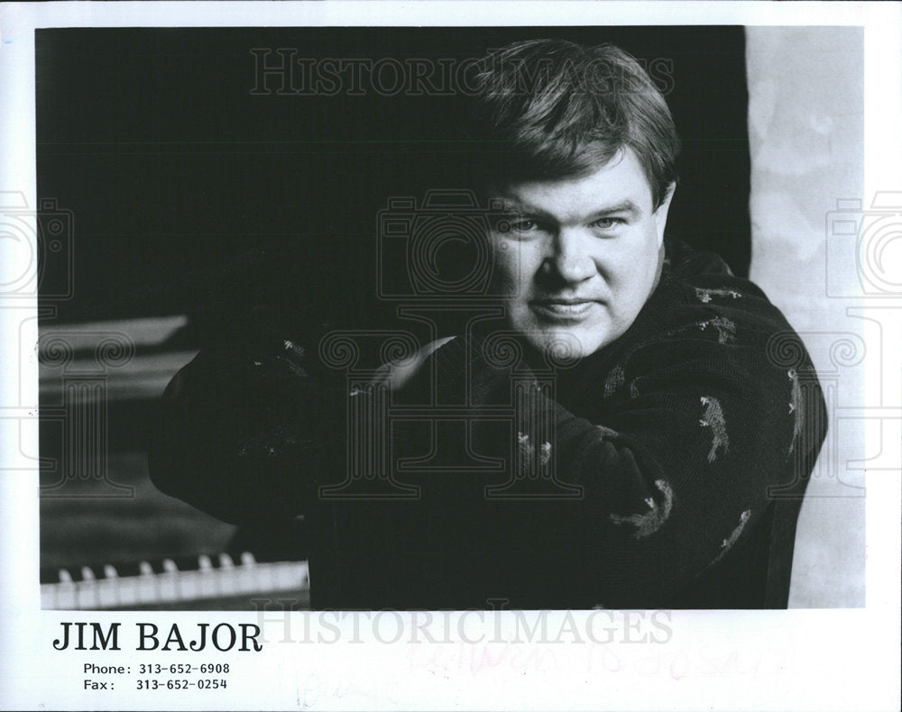 1993 Jim Bajor jazz music pianist Rochester-Historic Images