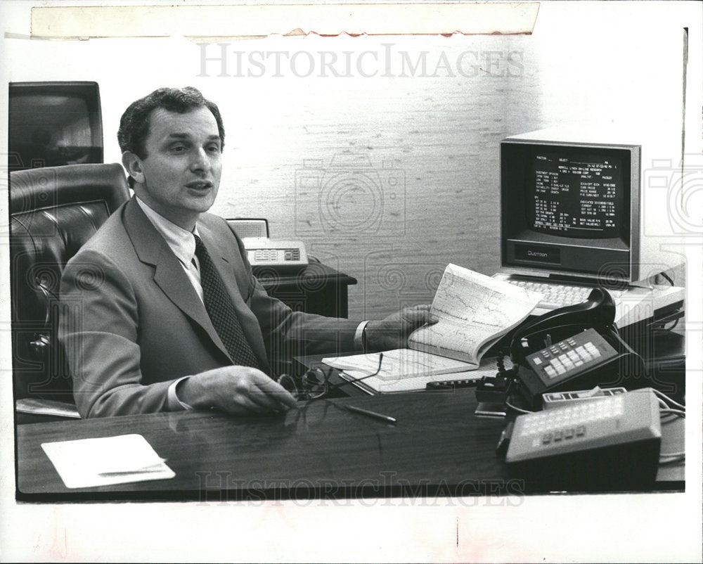 1982 David Stulberg investor financier-Historic Images