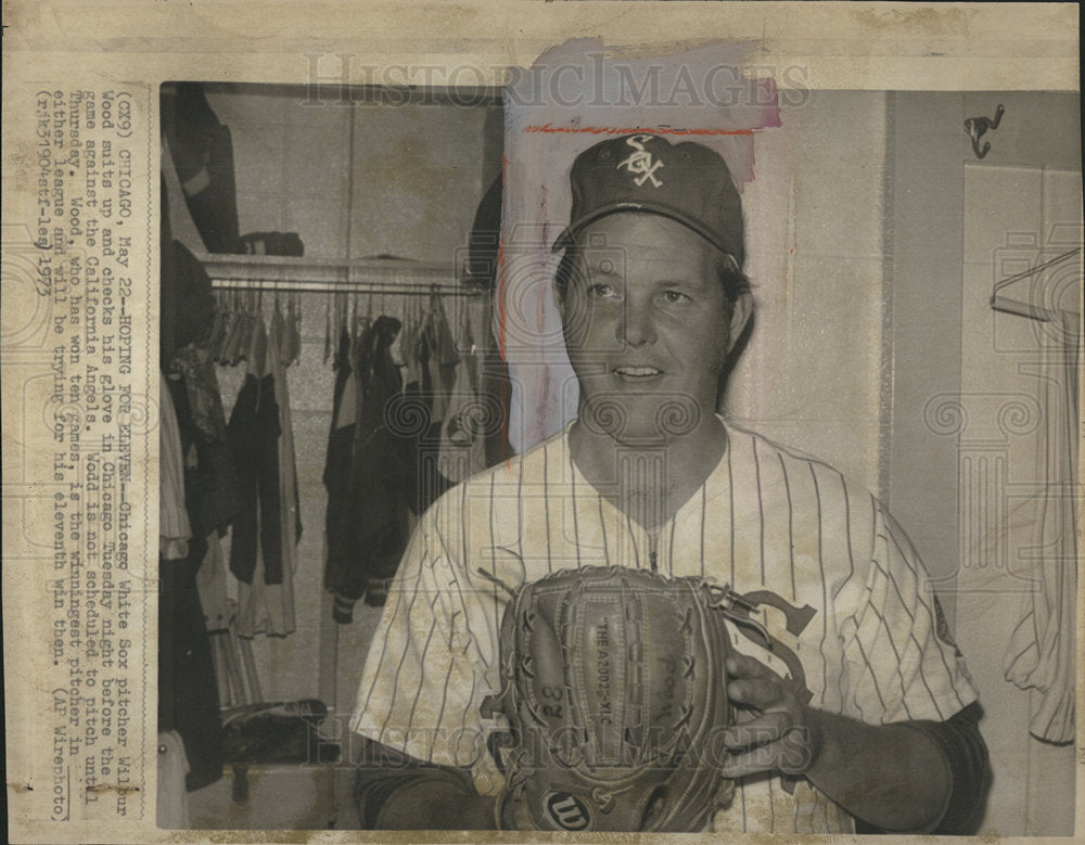 1976 Chicago White Sox pitcher Wilbur Wood-Historic Images