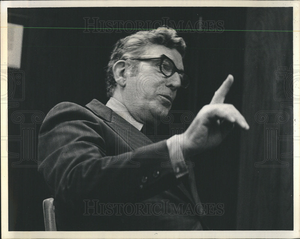 1975 Leonard Woodcock labor union leader-Historic Images