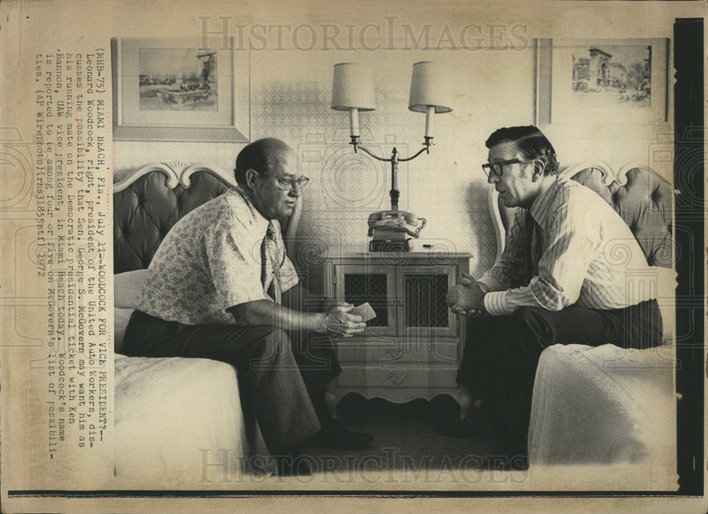 1972 Leonard Woodcock-Historic Images