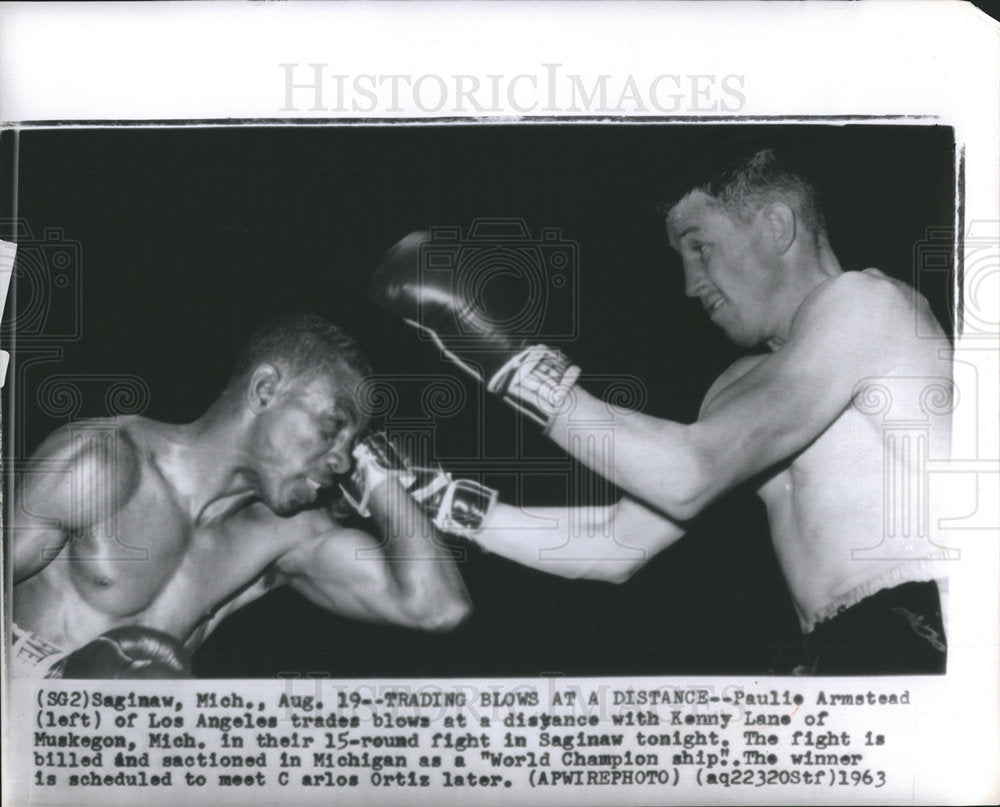 1963 Paulie Armstead Kenny Lane Boxer-Historic Images