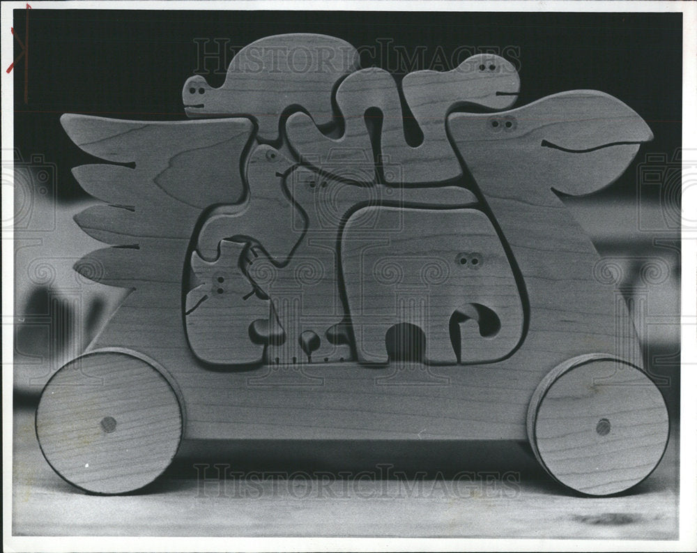 1981 George Landino&#39;s dragon puzzle-Historic Images