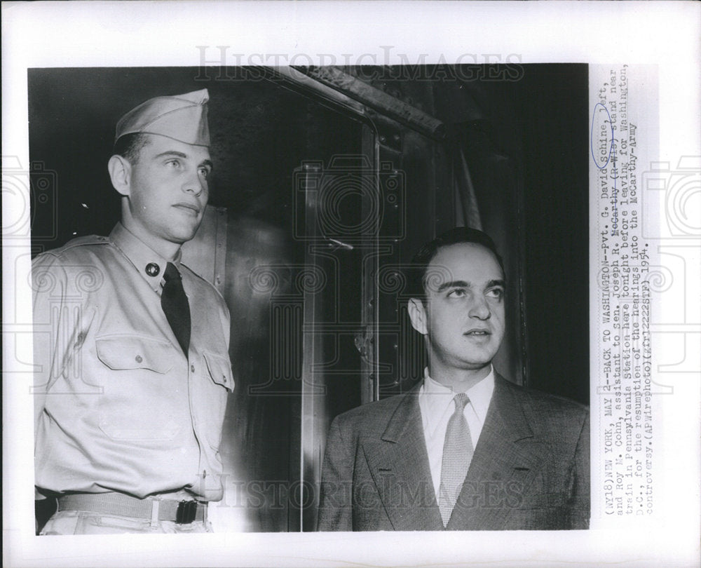 1954 Roy M. Cohn Army-McCarthy hearings DC-Historic Images