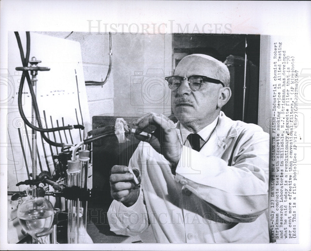 1967 Robert Strickman, industrial chemist-Historic Images