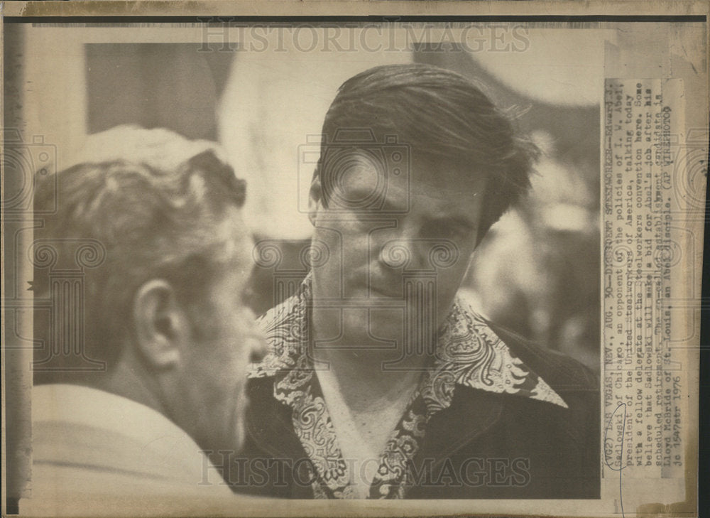 1976 Edward Sadlowski labor activist-Historic Images