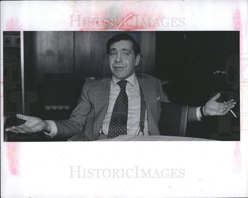 1977 Morley Safer Celebrity Press Interview-Historic Images