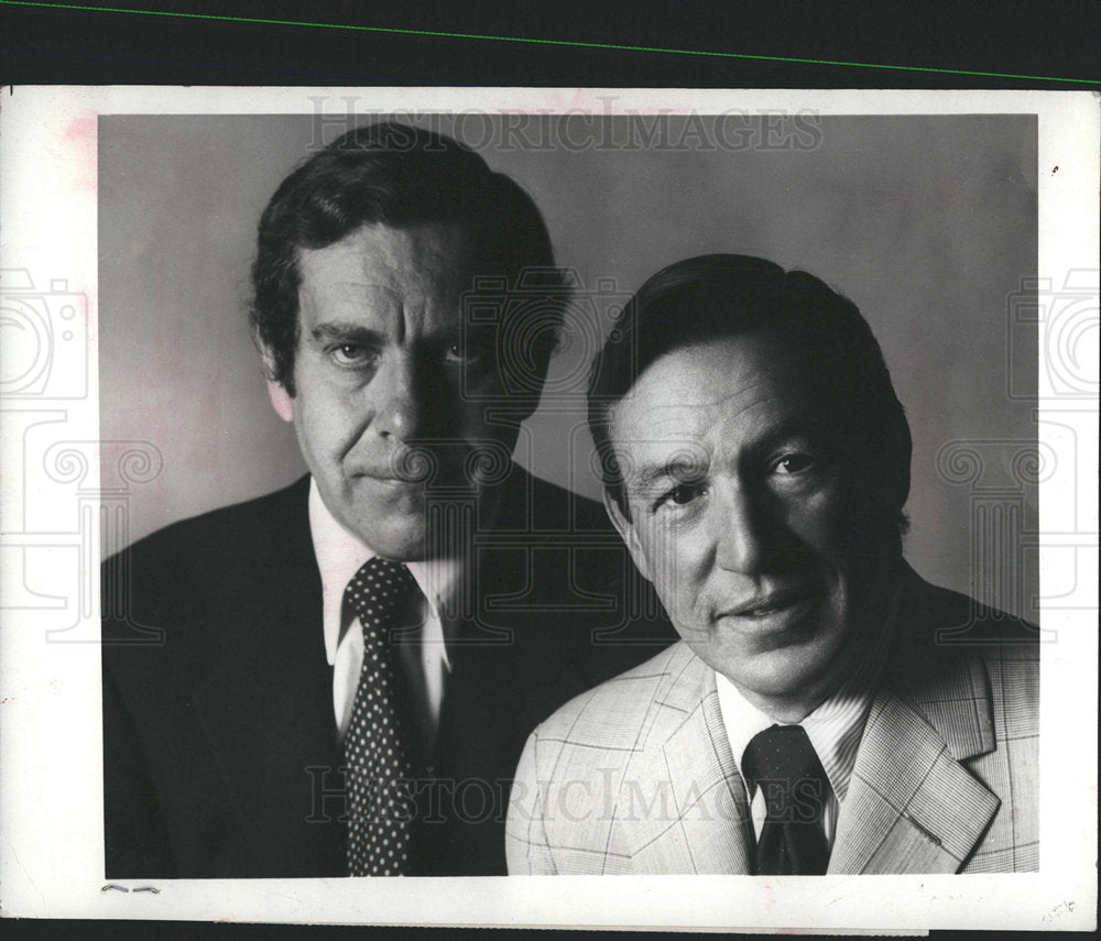 1976 Morley Safer and MIke Wallace-Historic Images