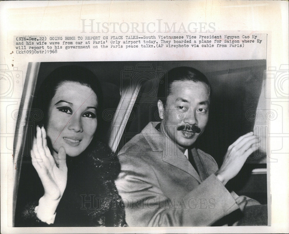 1968 South Vietnam Vice President Paris-Historic Images