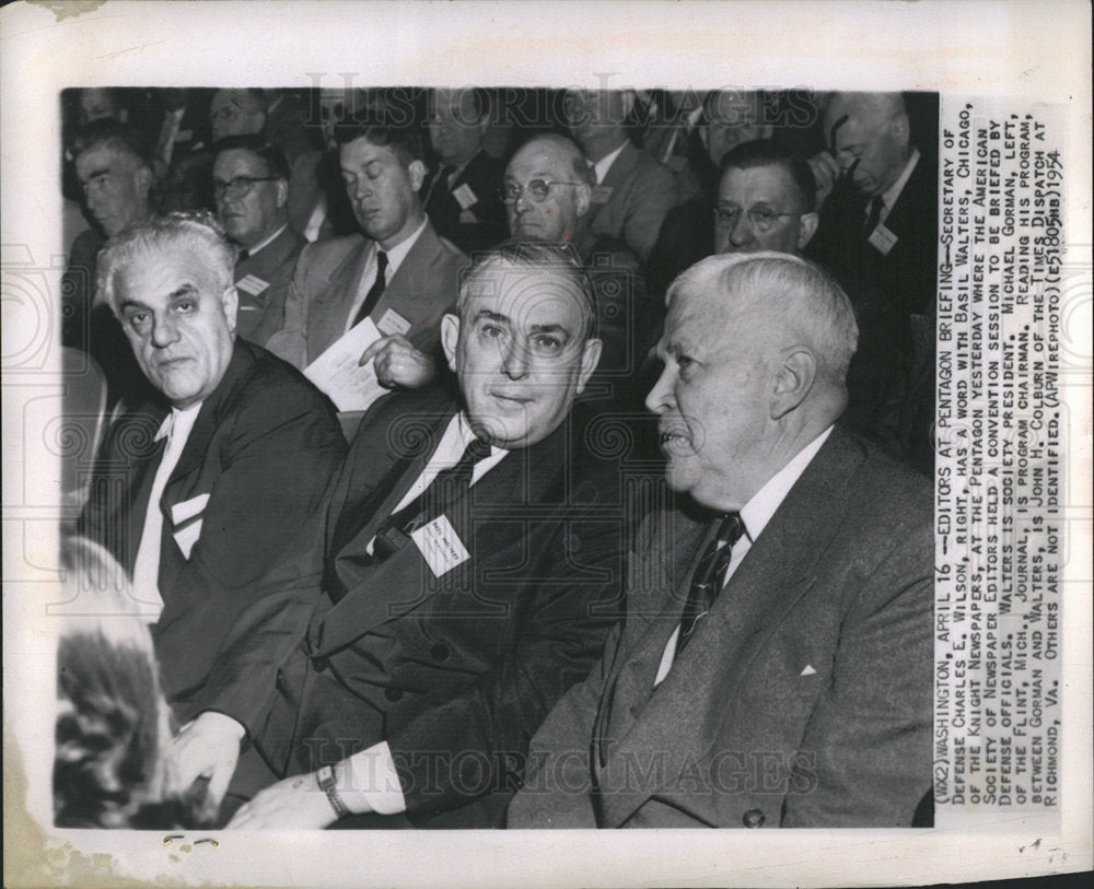 1954 Basil Walters Charles Wilson Gorman-Historic Images