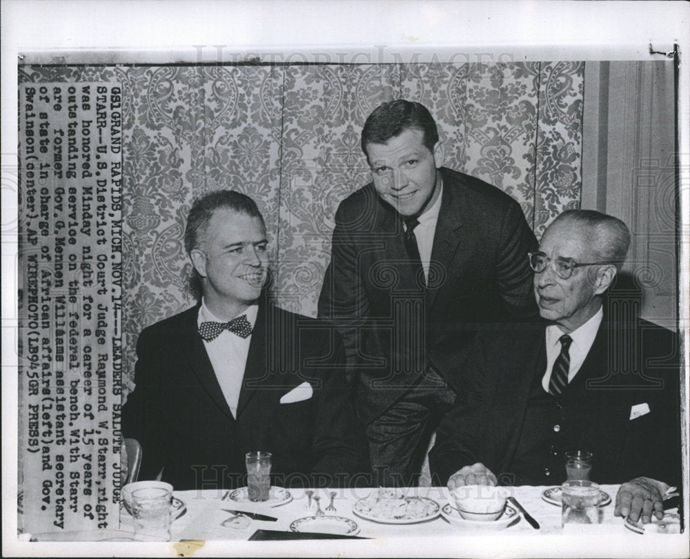 1961 Raymond W. Starr Federal Judge Honored-Historic Images