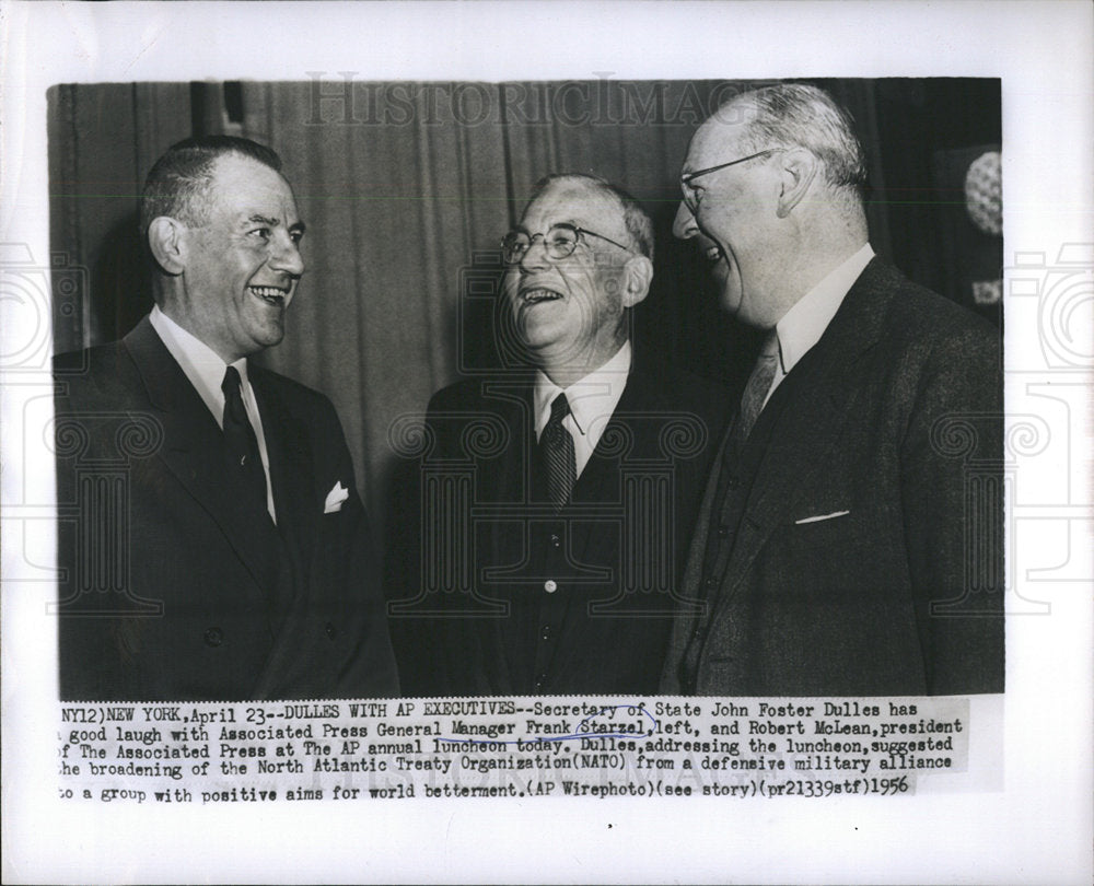 1956 John Foster Dulles Starzel McLean AP-Historic Images