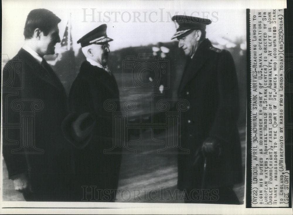 1942 Admiral Harold R. Stark U.S. Navy-Historic Images