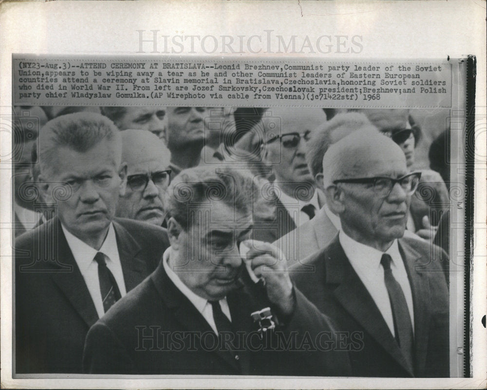 Leonid Brezhnev Communist party leader-Historic Images