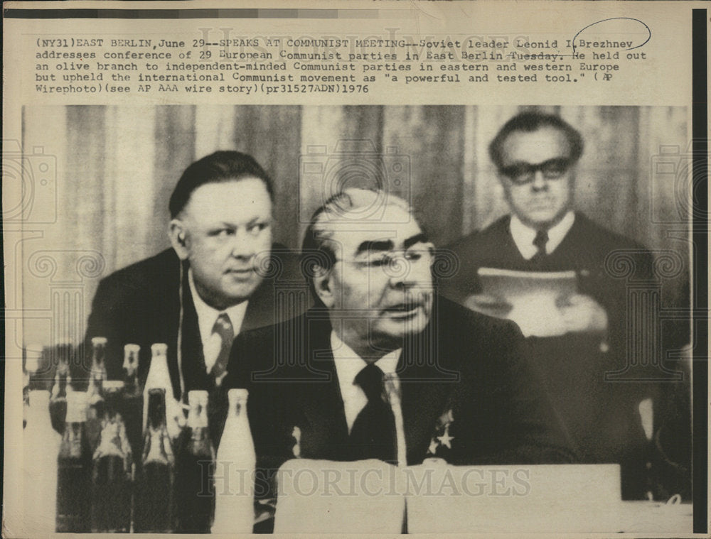 1976 Leonid I. Brezhnev Soviet Leader-Historic Images