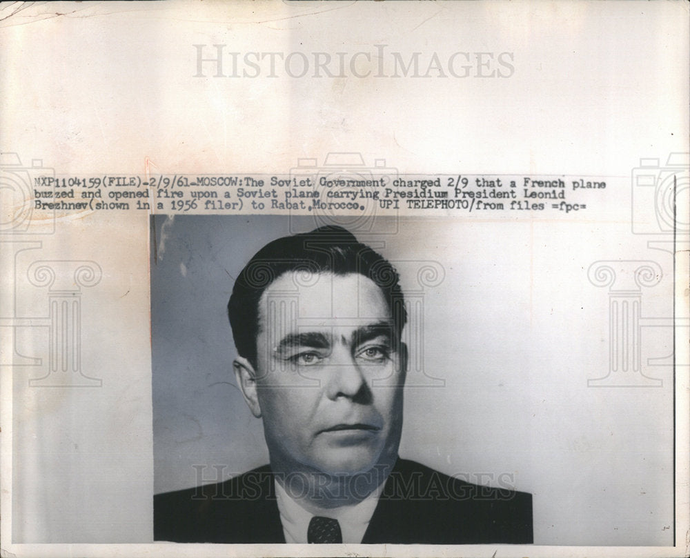 1961 leonid brezhnev gl-secretary soviet-Historic Images