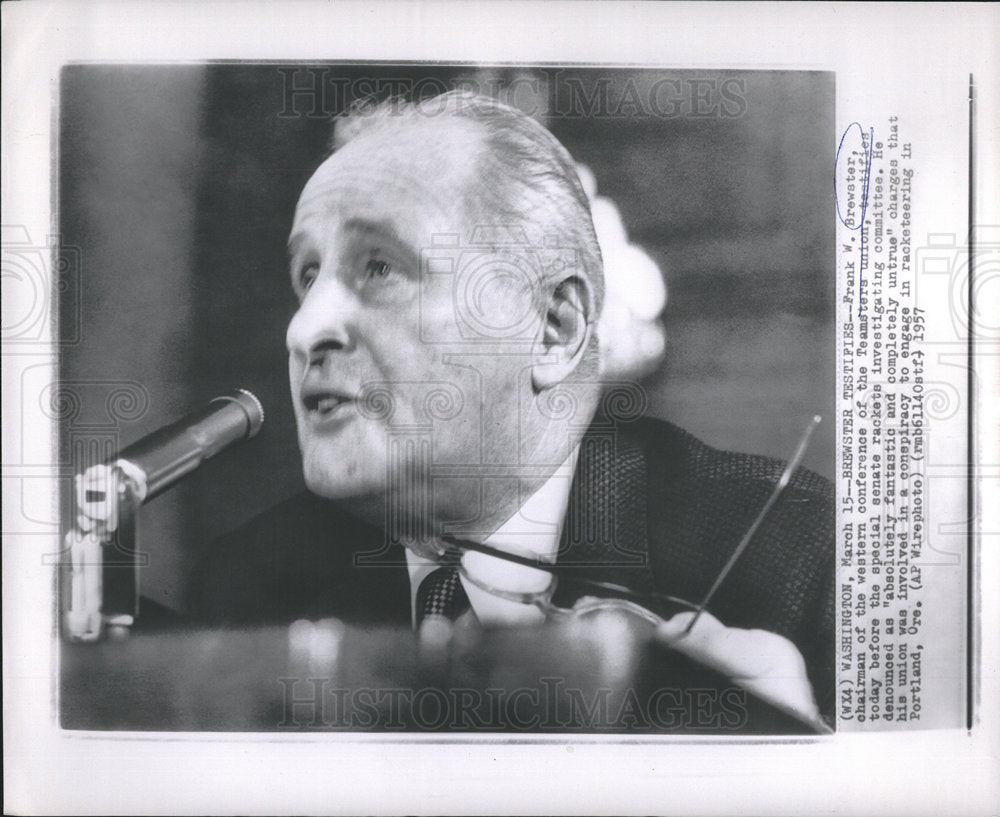 1957 Frank W. Brewster Chairman-Historic Images