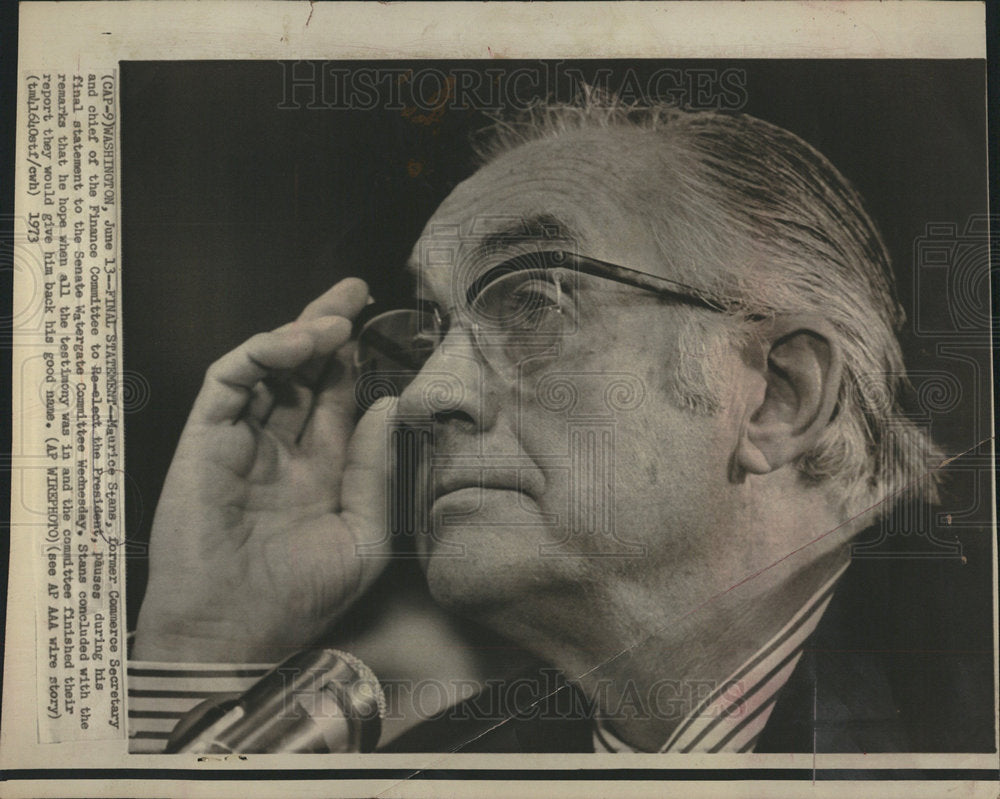 1975 Maurice Stans F.Commerc Sec. President-Historic Images