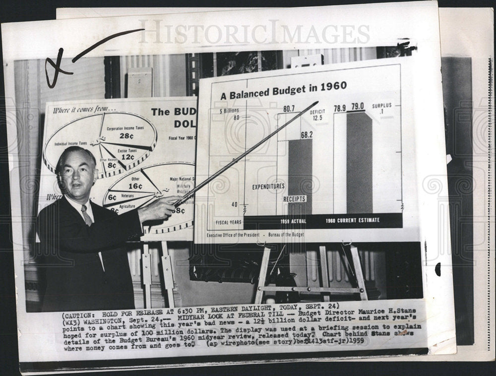 1969 maurice stans  American accountant-Historic Images