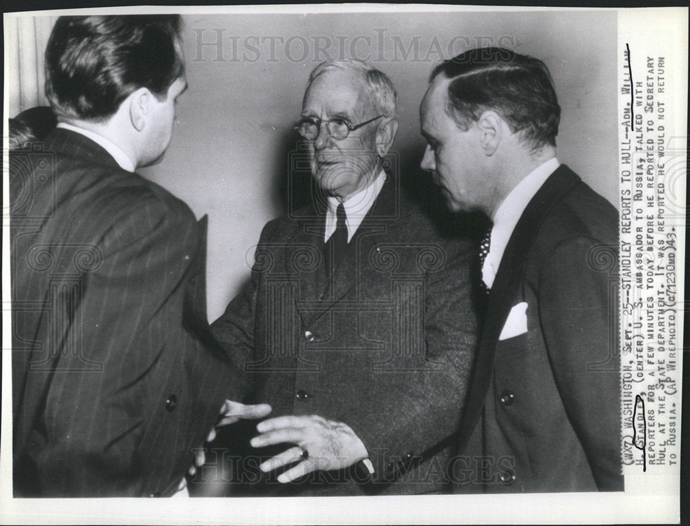 1943 William H. Standley Cordell Hull-Historic Images