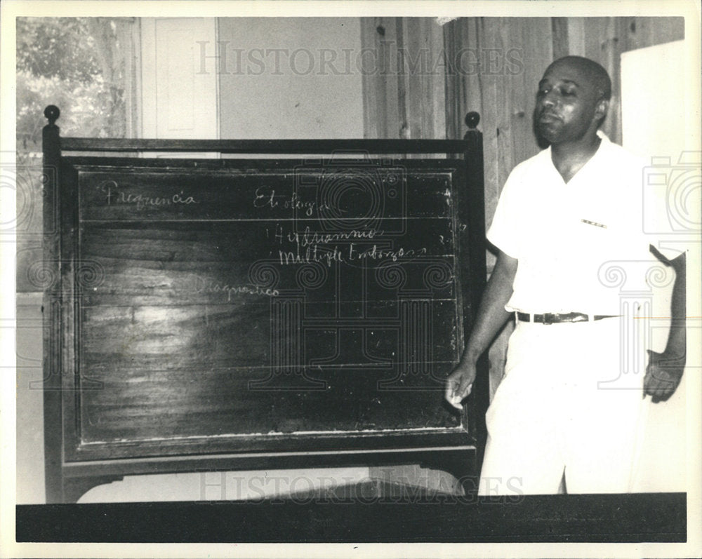 1987 DR. WRIGHT lecture medical student-Historic Images